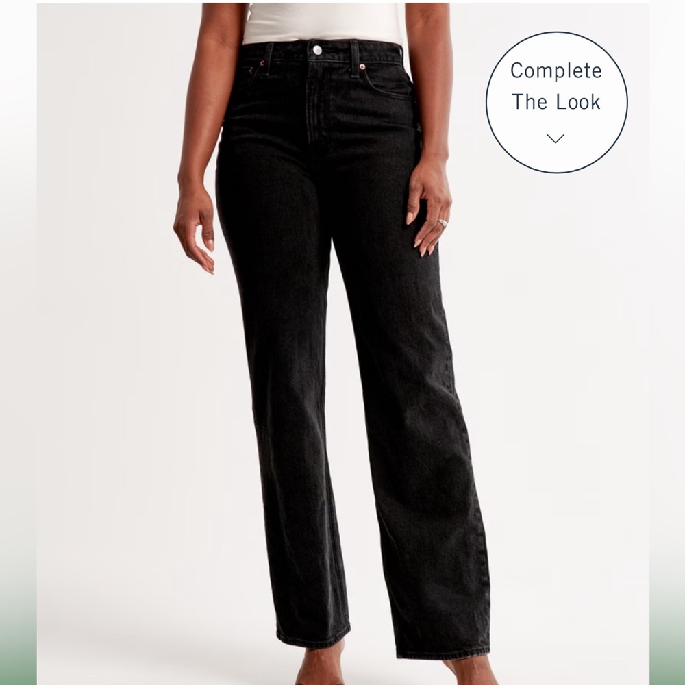 High Rise 90s Relaxed Abercrombie Jeans